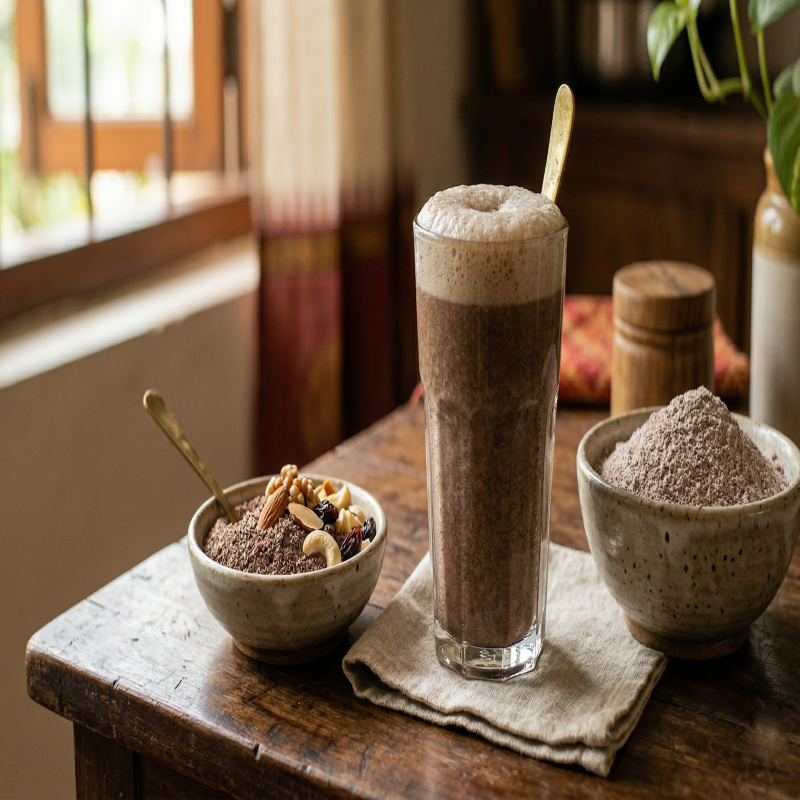 Ragi Malt Mix — Adults (10+ years), handcrafted organic Specialized Health Malts by Ideal Valley of Foods
